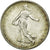 Coin, France, Semeuse, Franc, 1909, MS(60-62), Silver, KM:844.1, Gadoury:467