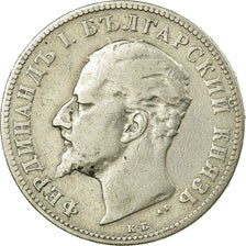 Coin, Bulgaria, Ferdinand I, 2 Leva, 1894, Kormoczbanya, EF(40-45), Silver