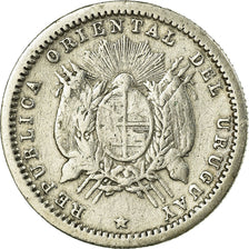Coin, Uruguay, 10 Centesimos, 1877, Uruguay Mint, Paris, Berlin, Vienna