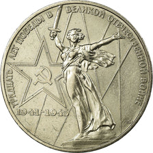 Moeda, Rússia, Rouble, 1975, Saint-Petersburg, EF(40-45), Cobre-Níquel-Zinco