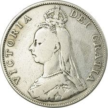 Coin, Great Britain, Victoria, Double Florin, 1889, VF(30-35), Silver, KM:763
