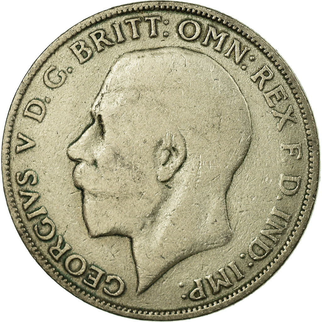 Coin, Great Britain, George V, Florin, Two Shillings, 1921, VF(20-25), Silver