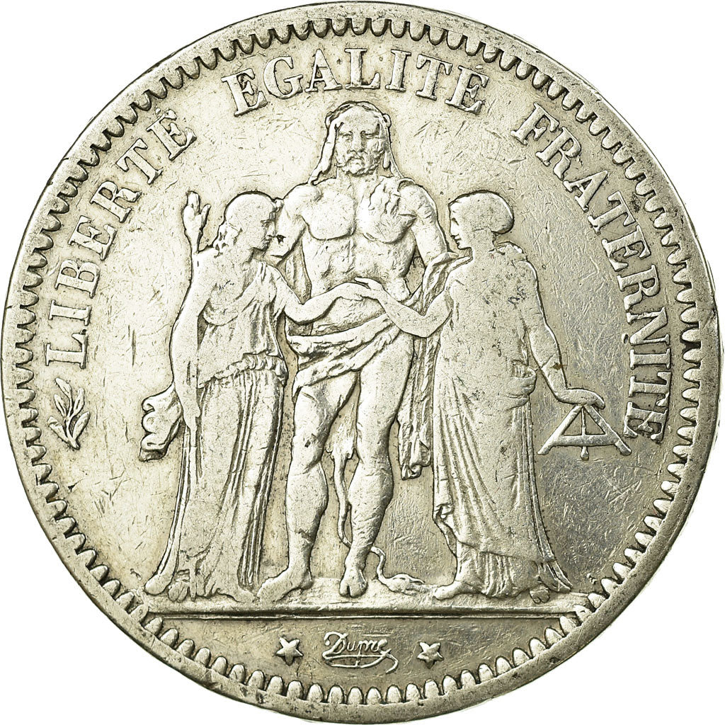Monnaie, France, Hercule, 5 Francs, 1873, Paris, TB+, Argent, Gadoury:745a