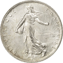 FRANCE, Semeuse, 2 Francs, 1914, Paris, KM #845.1, MS(65-70), Silver, 27,...