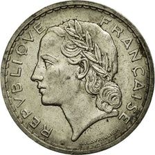 Coin, France, Lavrillier, 5 Francs, 1938, EF(40-45), Nickel, KM:888, Gadoury:760