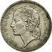 Coin, France, Lavrillier, 5 Francs, 1938, EF(40-45), Nickel, KM:888, Gadoury:760