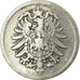 Coin, GERMANY - EMPIRE, Wilhelm I, Mark, 1874, Karlsruhe, VF(20-25), Silver