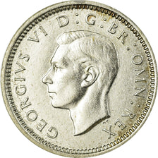Coin, Great Britain, George VI, 3 Pence, 1941, AU(55-58), Silver, KM:848