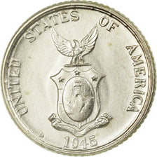 Moneta, Filippine, 20 Centavos, 1945, SPL, Argento, KM:182