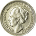 Coin, Netherlands, Wilhelmina I, 10 Cents, 1939, MS(60-62), Silver, KM:163