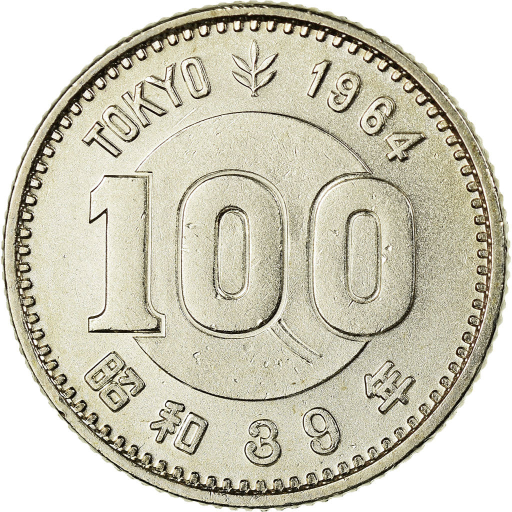 Coin, Japan, Hirohito, 100 Yen, 1964, AU(55-58), Silver, KM:79