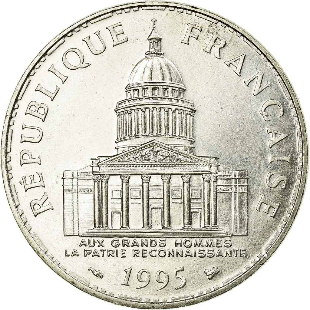 Coin, France, Panthéon, 100 Francs, 1995, Paris, MS(60-62), Silver, KM:951.1
