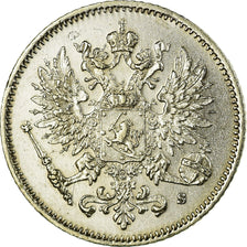 Moneta, Finlandia, Nicholas II, 25 Penniä, 1915, SPL-, Argento, KM:6.2