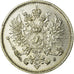 Moneta, Finlandia, Nicholas II, 25 Penniä, 1915, SPL-, Argento, KM:6.2