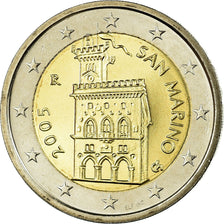 San Marino, 2 Euro, 2005, MS(65-70), Bi-Metallic, KM:447