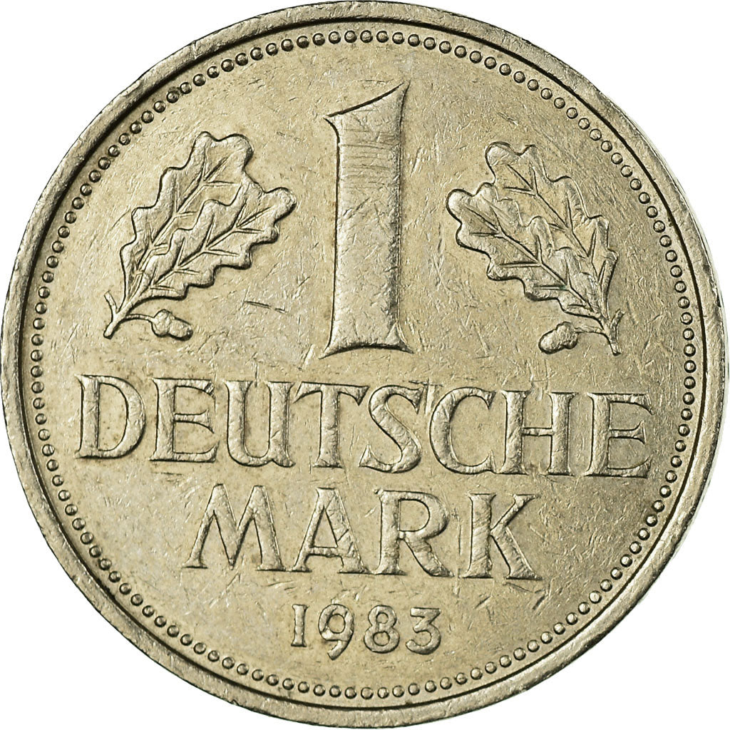Moneda, ALEMANIA - REPÚBLICA FEDERAL, Mark, 1983, Munich, MBC, Cobre - níquel