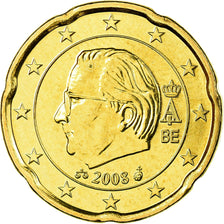Belgique, 20 Euro Cent, 2008, FDC, Laiton, KM:278