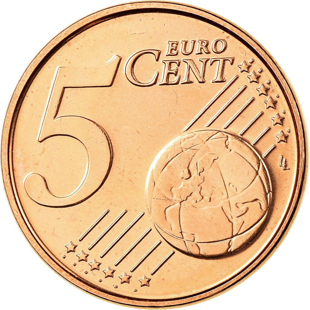 Belgio, 5 Euro Cent, 2008, FDC, Acciaio placcato rame, KM:276