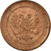 Coin, Finland, Nicholas II, 5 Pennia, 1917, EF(40-45), Copper, KM:17