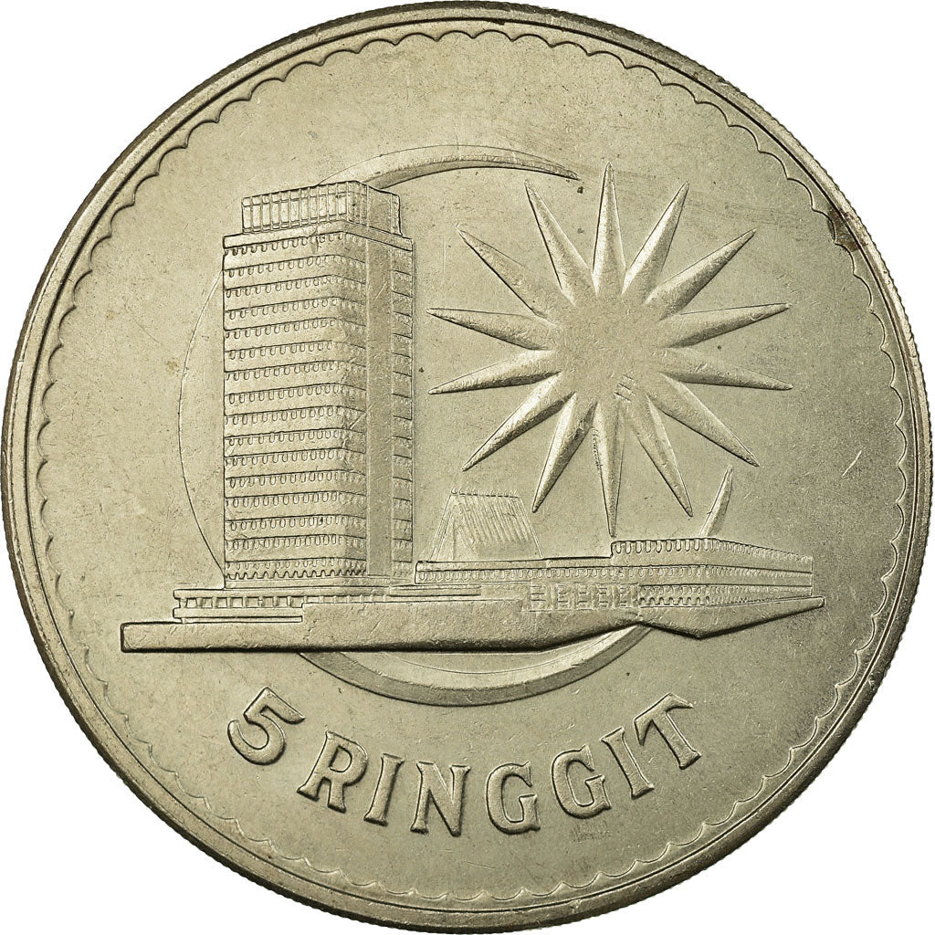 Münze, Malaysia, 5 Ringgit, 1971, SS, Copper-nickel, KM:10