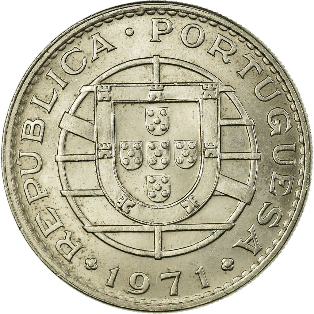 Coin, Angola, 20 Escudos, 1971, AU(55-58), Nickel, KM:80