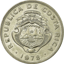 Coin, Costa Rica, Colon, 1978, EF(40-45), Copper-nickel, KM:186.2