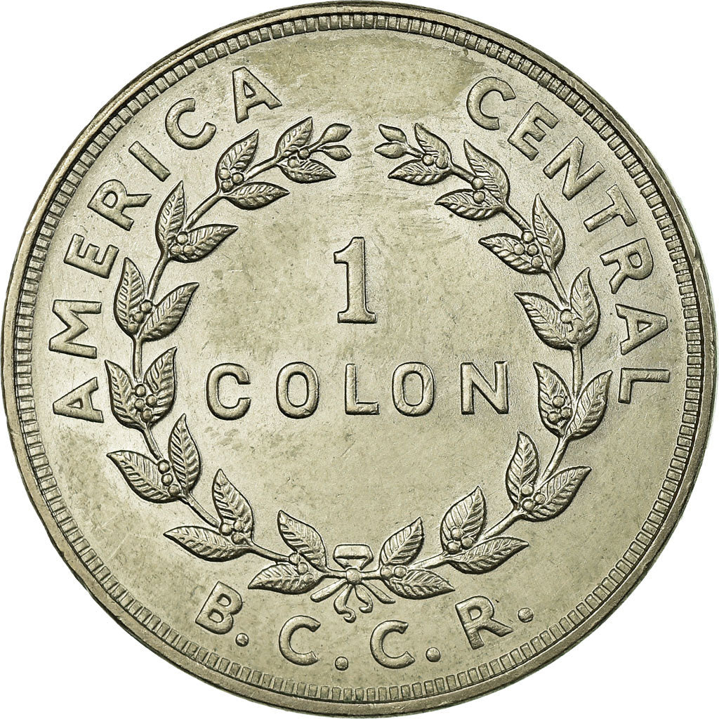 Coin, Costa Rica, Colon, 1978, EF(40-45), Copper-nickel, KM:186.2