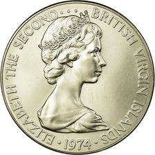 Coin, BRITISH VIRGIN ISLANDS, Elizabeth II, 50 Cents, 1974, Franklin Mint