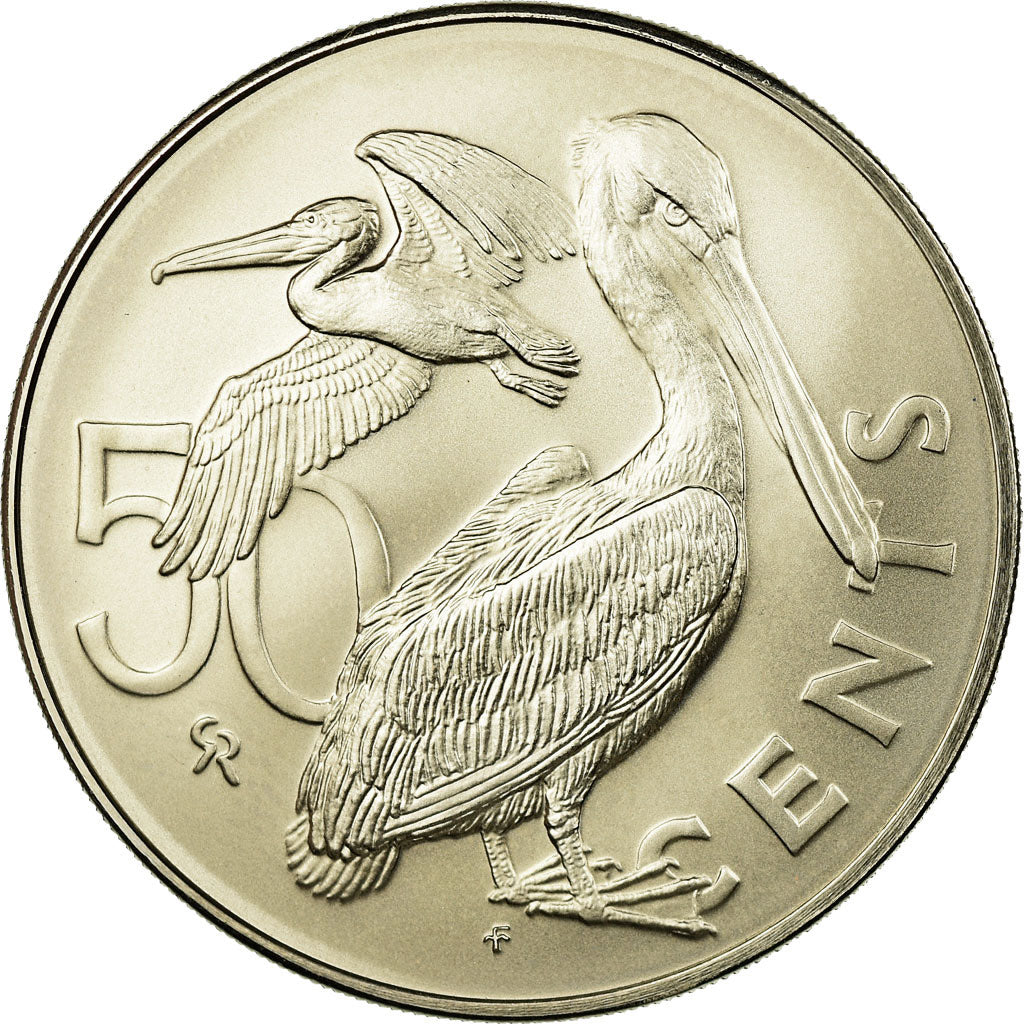 Coin, BRITISH VIRGIN ISLANDS, Elizabeth II, 50 Cents, 1974, Franklin Mint