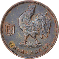 Madagascar, 50 Centimes, 1943, Paris, KM #1, EF(40-45), Bronze, 2.80