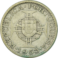 Moneta, Capo Verde, 10 Escudos, 1953, BB, Argento, KM:10