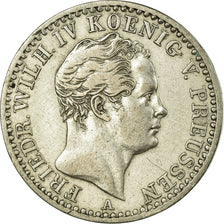 Coin, German States, PRUSSIA, Friedrich Wilhelm IV, 1/6 Thaler, 1843, Berlin