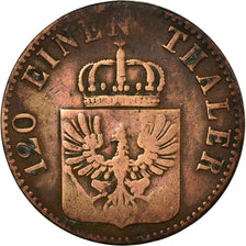 Coin, German States, PRUSSIA, Friedrich Wilhelm IV, 3 Pfennig, 1855, Berlin