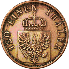 Coin, German States, PRUSSIA, Wilhelm I, 3 Pfennig, 1870, Berlin, AU(55-58)