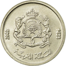 Coin, Morocco, Mohammed VI, 1/2 Dirham, 2002/AH1423, Paris, EF(40-45)