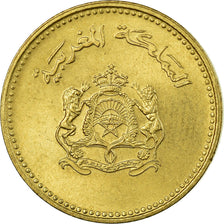 Coin, Morocco, al-Hassan II, 5 Santimat, 1987/AH1407, Paris, EF(40-45)
