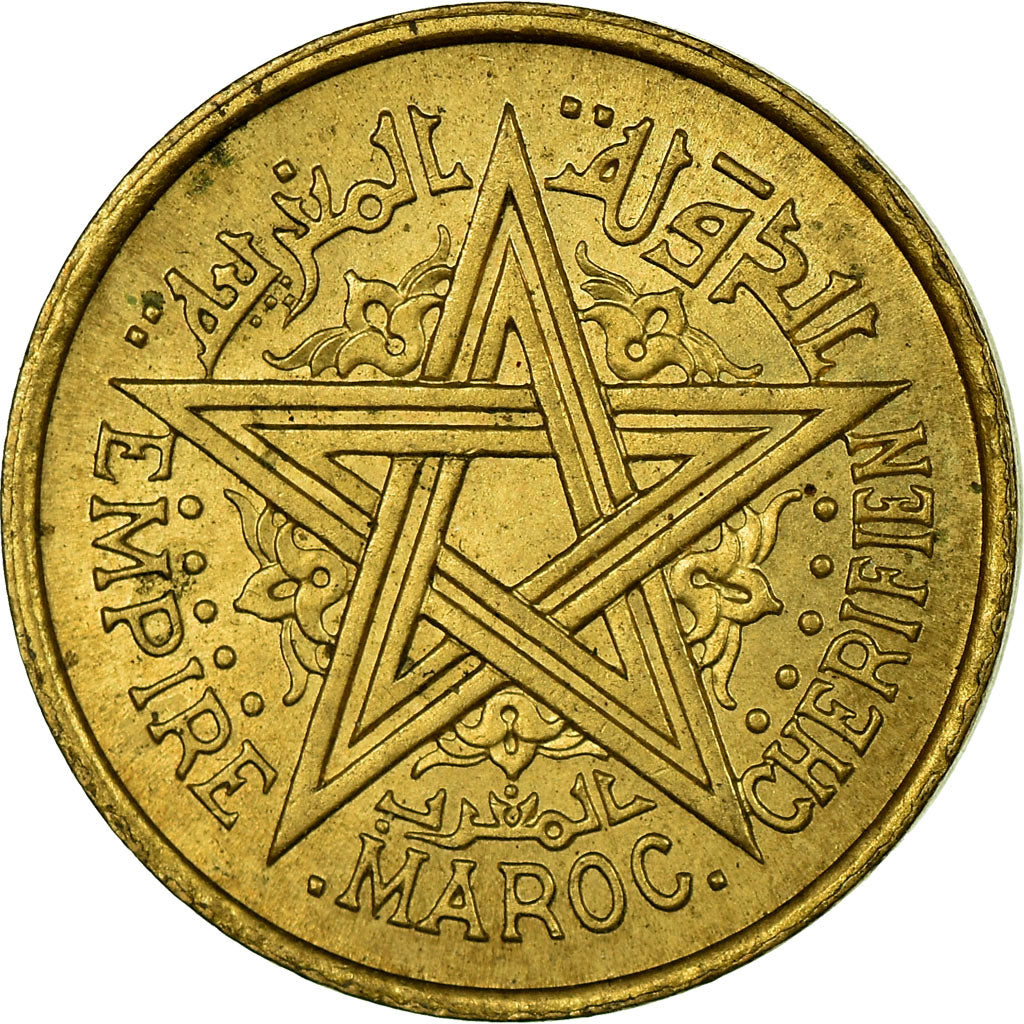 Coin, Morocco, Mohammed V, 50 Centimes, AH 1364/1945, Paris, EF(40-45)