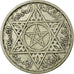 Coin, Morocco, Mohammed V, 100 Francs, AH 1372/1953, Paris, AU(50-53), Silver