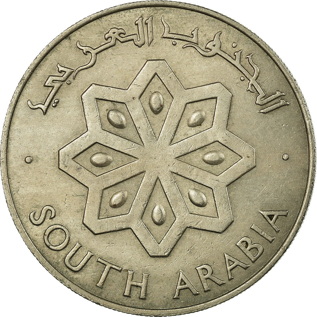 Coin, SOUTH ARABIA, 50 Fils, 1964, EF(40-45), Copper-nickel, KM:4