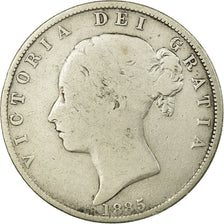 Coin, Great Britain, Victoria, 1/2 Crown, 1885, VF(30-35), Silver, KM:756