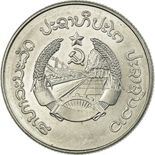 Moneta, Laos, 10 Att, 1980, Paris, BB, Alluminio, KM:22