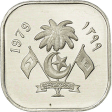 Moneta, Isole maldive, 2 Laari, 1979/AH1399, Proof, SPL-, Alluminio, KM:50