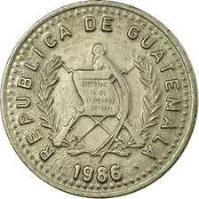 Coin, Guatemala, 5 Centavos, 1986, EF(40-45), Copper-nickel, KM:276.4