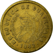 Coin, Guatemala, Centavo, Un, 1982, EF(40-45), Brass, KM:275.4