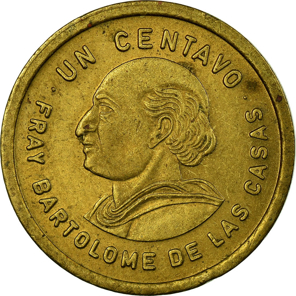 Coin, Guatemala, Centavo, Un, 1982, EF(40-45), Brass, KM:275.4