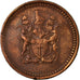 Coin, Rhodesia, Cent, 1970, British Royal Mint, VF(30-35), Bronze, KM:10