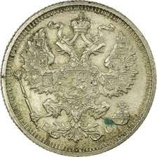 Coin, Russia, Nicholas II, 20 Kopeks, 1915, Saint-Petersburg, VF(30-35), Silver