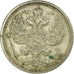 Coin, Russia, Nicholas II, 20 Kopeks, 1915, Saint-Petersburg, VF(30-35), Silver
