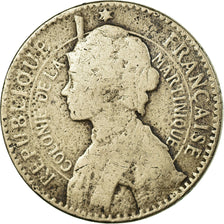 Coin, Martinique, Franc, 1922, Paris, VF(20-25), Copper-nickel, KM:41