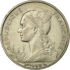 Coin, Réunion, 50 Francs, 1962, EF(40-45), Nickel, KM:12